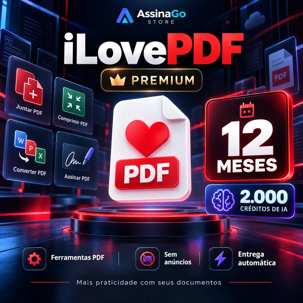 iLovePDF Premium | 2 MIL CREDITOS IA