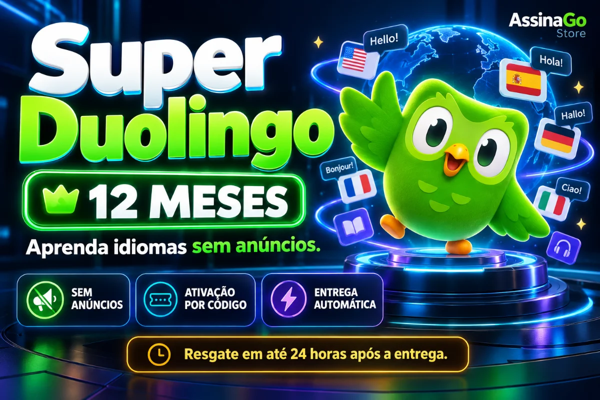 SUPER DUOLINGO — 12 MESES